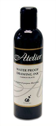 Atelier Carbon Black Drawing Ink 250ml - Click Image to Close